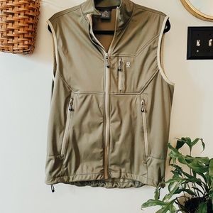 Little Donkey Andy Men's Lightweight Softshell Vest, Windproof Sleeveless Jacket